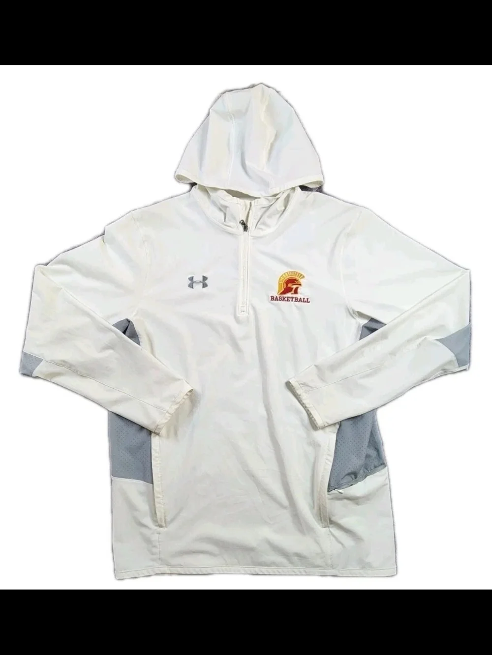Under Armour Heat Gear USC Trojans NCAA Hoodie Lightweight Sweatshirt Mens M